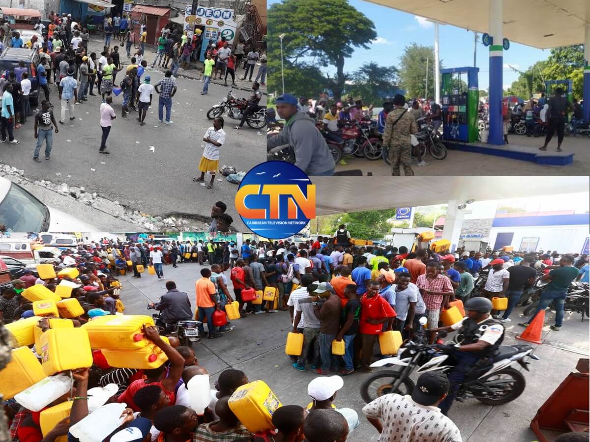 oil crisis in Haiti image colaje