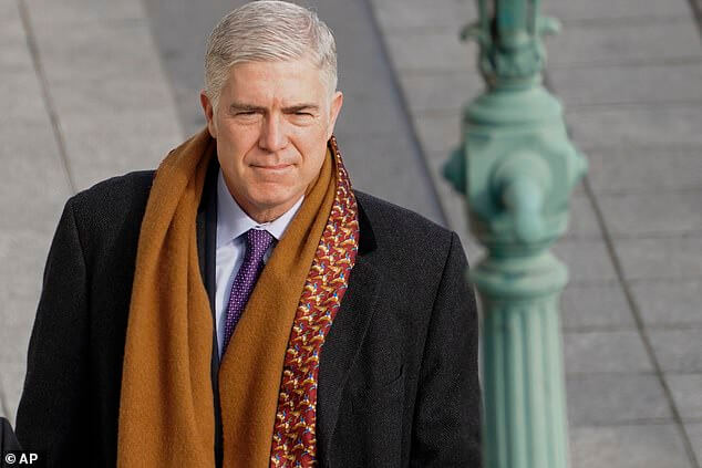 Supreme Court Justice Neil Gorsuch has reportedly refused to wear a mask in court despite pleas from Chief Justice John Roberts