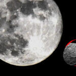 Un trozo de cohete impacta en la cara oculta de la Luna