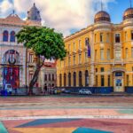 Marco Zero de Recife, praça central próxima ao Porto da cidade