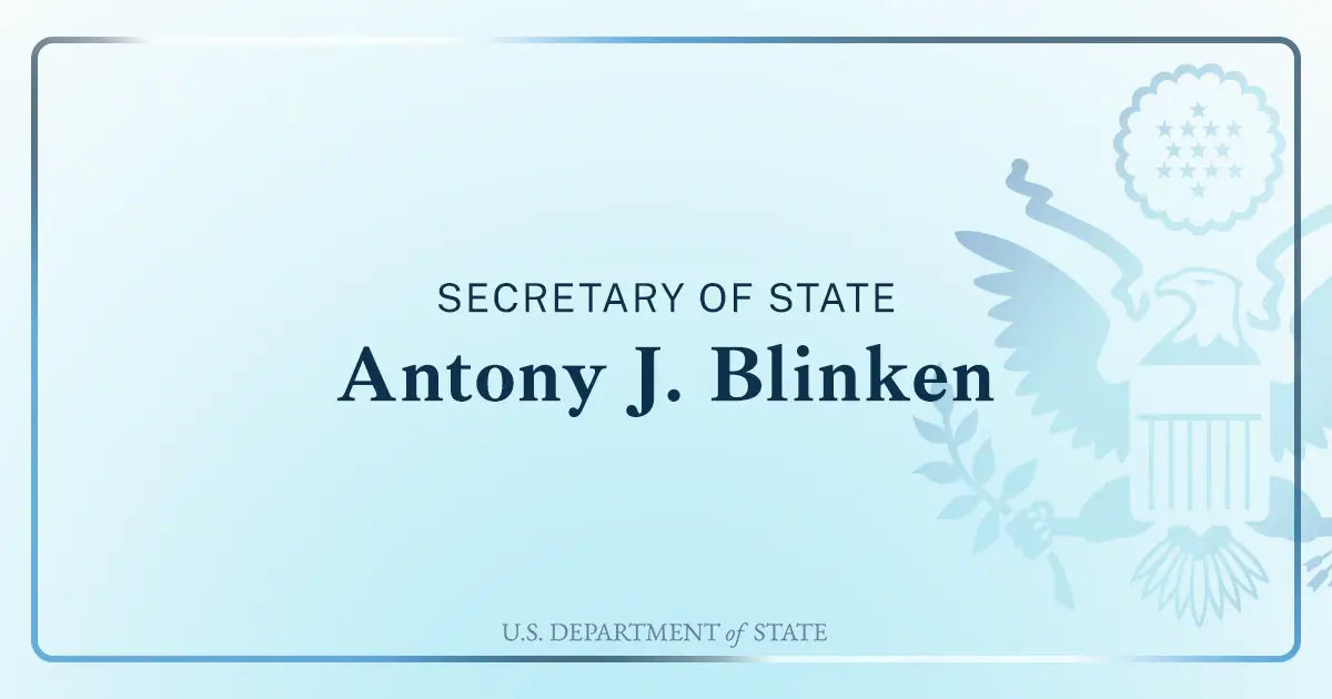 Secretary Antony J. Blinken at a Press Availability