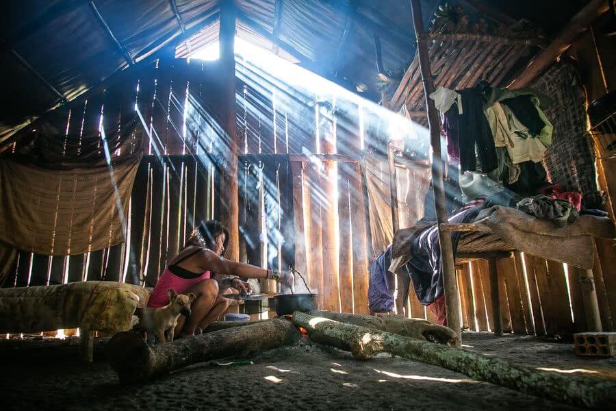 Na Aldeia Mata Sagrada, em Maquiné, guaranis lutam pela preservação de sua cultura e do seu modo de ser. (Foto: Guilherme Santos/Sul21)