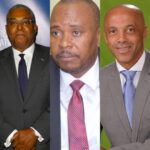 de gauche à droite: L'ancien premier ministre Jean Max bellerive et les anciens Sénateurs Nenel Cassy et Hervé Fourcant