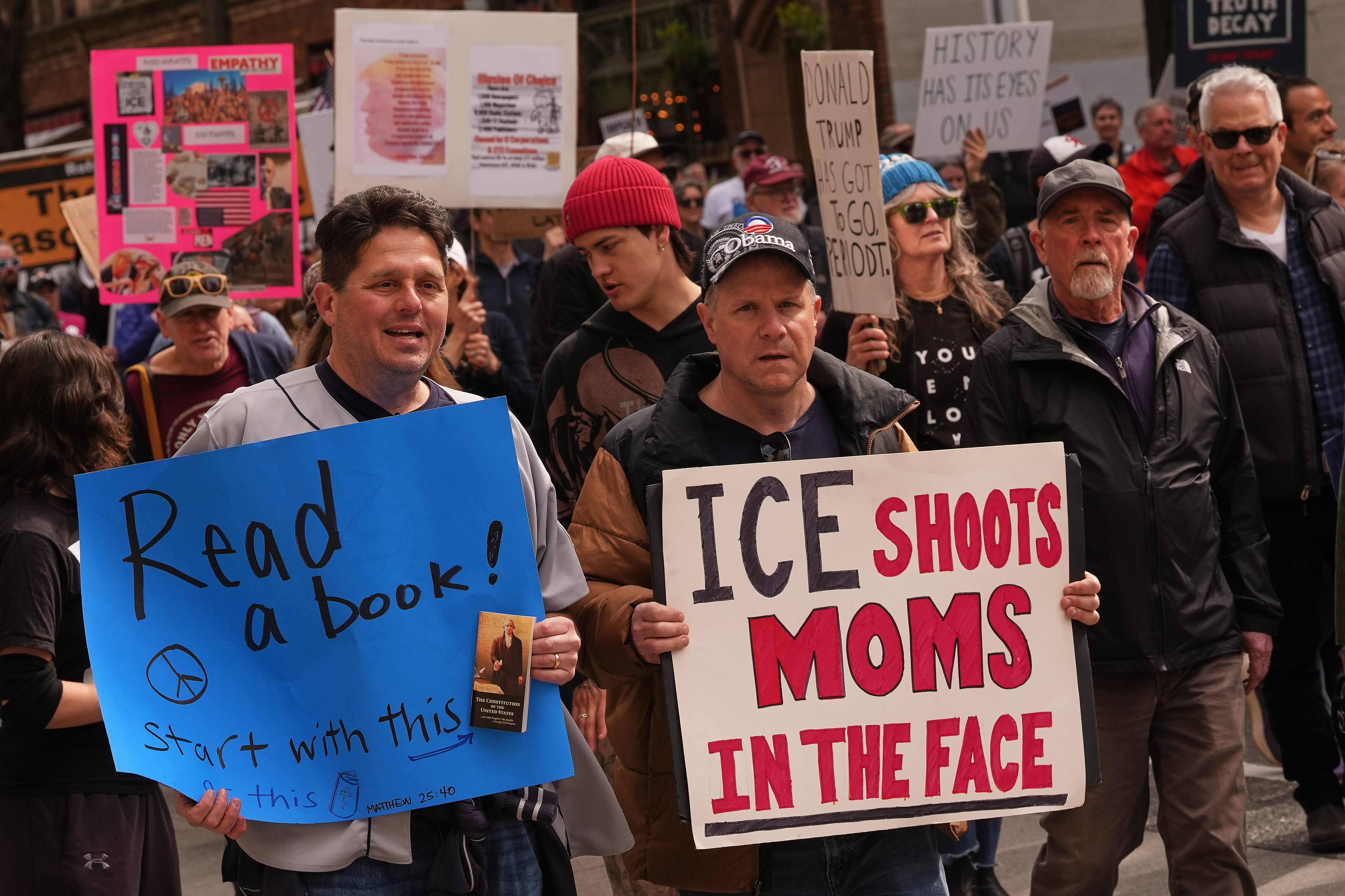 No Kings Protest Seattle - Caribbean Television Network